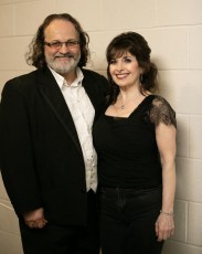 Symphony on the Bay Season Finale at the Burlington Performing Arts Centre, Burlington, ON with Maestro Claudio Vena and Pianist Catherine Wilson, soloist, on Sunday, May 13, 2018.  This photo was taken backstage at BPAC following the concert: Maestro Claudio Vena and Pianist Catherine Wilson.  Photo by Marion Voysey