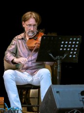Ensemble Vivant Live in Concert Tribute to Rick Wilkins: Music at Fieldcote on Sunday, August 11, 2019.  Norman Hathaway, viola. Photo by Linda Schettle 