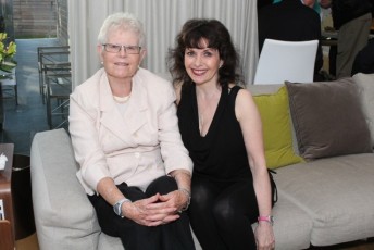 OBLIVION launch party, June 2013 Pianist Catherine Wilson with Euterpe Advisor Patricia Harvie Photo by Jaclyn Appleby