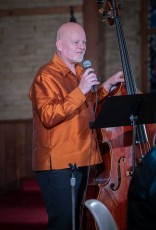 Ensemble Vivant: Live Virtual Concert, November 15, 2020 at St. George By The Grange in Toronto:  George Koller, bass
Photo by Linda Schettle