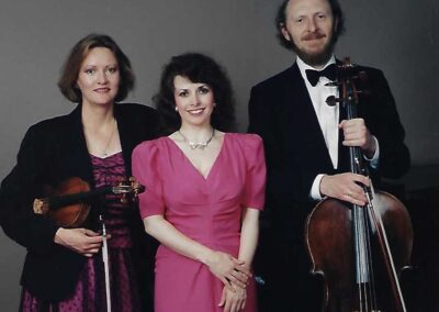 Adele Armin, violin; Catherine Wilson, piano; Jack Mendelssohn, cello